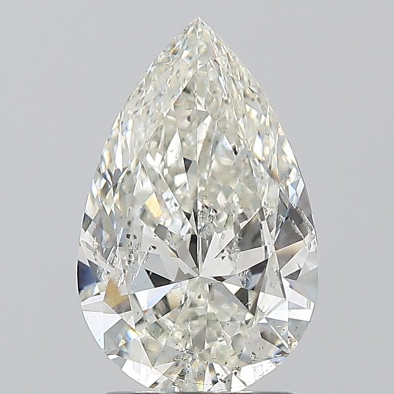 Diament szlif gruszkowy, 1.7ct, SI2, G, HRD 250000259819
