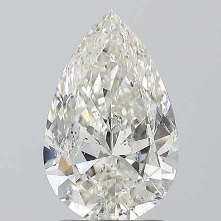 Diament szlif gruszkowy, 1.7ct, SI2, G, HRD 250000259819