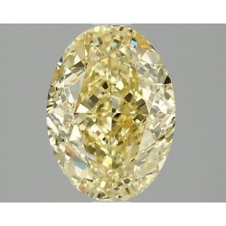 Diament laboratoryjny o barwie fantazyjnej szlif owalny, 2.09ct, VVS2, Fancy Intense Yellow, IGI LG669460875