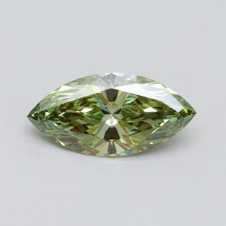 Diament laboratoryjny o barwie fantazyjnej markiza, 1.17ct, VVS2, Fancy Vivid Green, IGI LG611394624