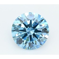 Diament laboratoryjny o barwie fantazyjnej szlif okrągły, 1.03ct, VVS2, Fancy Vivid Blue, IGI LG715588423