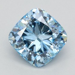 Diament laboratoryjny o barwie fantazyjnej szlif poduszkowy brylantowy, 1.53ct, VVS2, Fancy Vivid Blue, IGI LG619457313