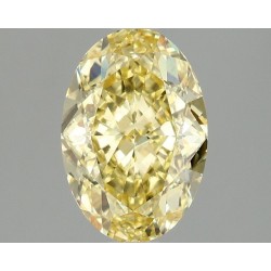 Diament laboratoryjny o barwie fantazyjnej szlif owalny, 2.1ct, VVS2, Fancy Intense Yellow, IGI LG675578351