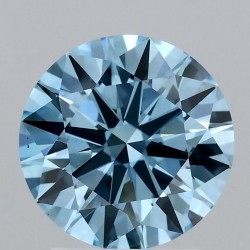Diament laboratoryjny o barwie fantazyjnej szlif okrągły, 2.2ct, VVS2, Fancy Vivid Blue, IGI LG696505262