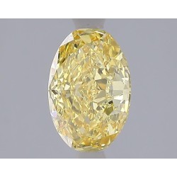 Diament laboratoryjny o barwie fantazyjnej szlif owalny, 1.58ct, VVS2, Fancy Vivid Yellow, IGI LG685514195