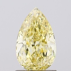 Diament laboratoryjny o barwie fantazyjnej szlif gruszkowy, 1.06ct, VVS2, Fancy Intense Yellow, IGI LG736501285
