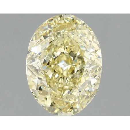 Diament laboratoryjny o barwie fantazyjnej szlif owalny, 1.57ct, VVS2, Fancy Intense Yellow, IGI LG689542743