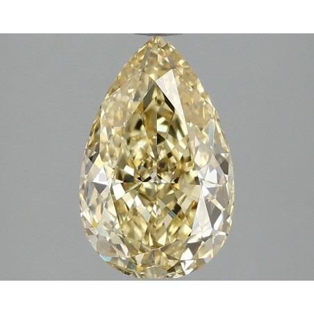 Diament laboratoryjny o barwie fantazyjnej szlif gruszkowy, 2.09ct, VVS2, Fancy Vivid Yellow, IGI LG689542738
