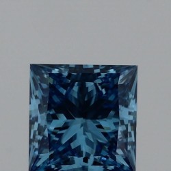 Diament laboratoryjny o barwie fantazyjnej szlif princess, 1.07ct, VVS1, Fancy Vivid Blue, IGI LG717571853
