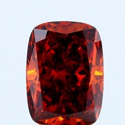 Diament laboratoryjny o barwie fantazyjnej szlif poduszkowy brylantowy, 1.06ct, VVS2, Fancy Deep Orange, IGI LG677559307