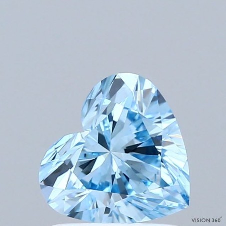 Diament laboratoryjny o barwie fantazyjnej serce, 1.03ct, VVS2, Fancy Vivid Blue, IGI LG741529868