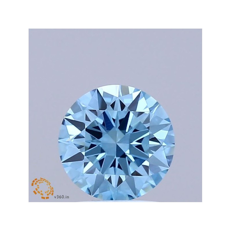 Diament laboratoryjny o barwie fantazyjnej szlif okrągły, 1.05ct, VVS2, Fancy Vivid Blue, IGI LG741514086