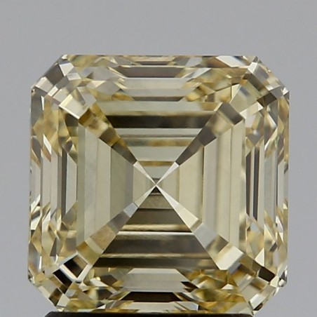 Diament laboratoryjny o barwie fantazyjnej Asscher, 2.01ct, VVS2, Fancy Yellow, IGI LG642439349