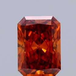 Diament laboratoryjny o barwie fantazyjnej radiant, 1.1ct, VVS2, Fancy Vivid Orange, IGI LG741529881