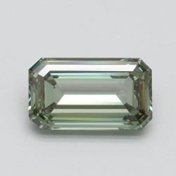 Diament laboratoryjny o barwie fantazyjnej szlif szmaragdowy, 1.01ct, VVS2, Fancy Vivid Green, IGI LG613383831