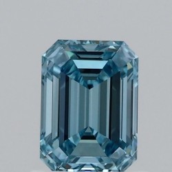 Diament laboratoryjny o barwie fantazyjnej szlif szmaragdowy, 0.97ct, VVS2, Fancy Vivid Blue, IGI LG700564347