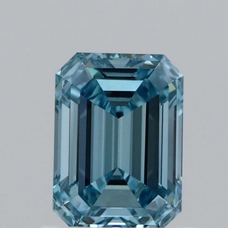 Diament laboratoryjny o barwie fantazyjnej szlif szmaragdowy, 0.97ct, VVS2, Fancy Vivid Blue, IGI LG700564347