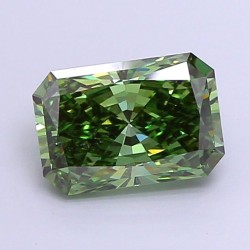 Diament laboratoryjny o barwie fantazyjnej radiant, 1.73ct, VVS2, Fancy Vivid Green, IGI LG653414320