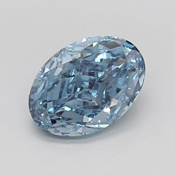 Diament laboratoryjny o barwie fantazyjnej szlif owalny, 2.12ct, VVS2, Fancy Vivid Blue, IGI LG706565263