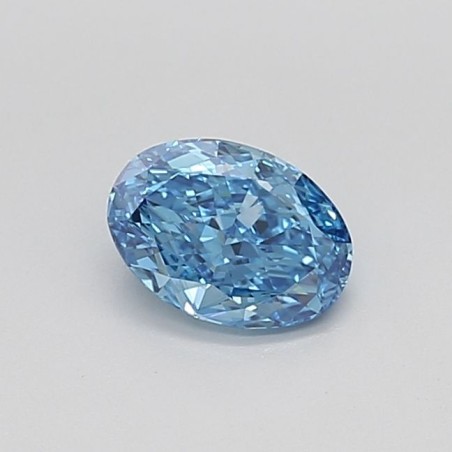 Diament laboratoryjny o barwie fantazyjnej szlif owalny, 1.1ct, VVS2, Fancy Vivid Blue, IGI LG706565284
