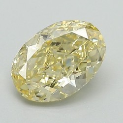 Diament laboratoryjny o barwie fantazyjnej szlif owalny, 1.09ct, VVS2, Fancy Yellow, IGI LG704563882