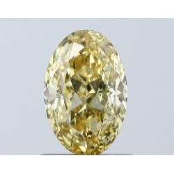 Diament laboratoryjny o barwie fantazyjnej szlif owalny, 1.09ct, VVS2, Fancy Vivid Yellow, IGI LG671438939