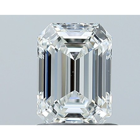 Diament szlif szmaragdowy, 1.01ct, VS1, H, GIA 1236751225