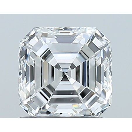 Diament szlif szmaragdowy kwadratowy, 1.06ct, VS2, F, GIA 6237749142