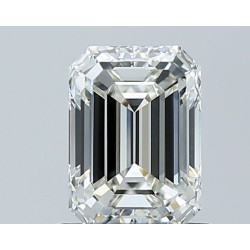Diament szlif szmaragdowy, 1.01ct, VS1, H, GIA 2536748023