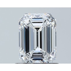 Diament szlif szmaragdowy, 1ct, VS1, D, GIA 5231741113