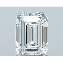 Diament szlif szmaragdowy, 1.01ct, VS2, F, GIA 6535834421