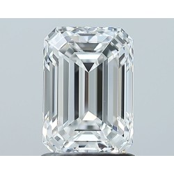 Diament szlif szmaragdowy, 1.5ct, VS1, F, GIA 3535834589