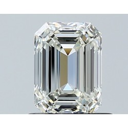 Diament szlif szmaragdowy, 0.9ct, VVS2, H, IGI 731513530