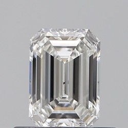 Diament szlif szmaragdowy, 0.51ct, SI1, F, GIA 1535839106