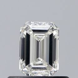 Diament szlif szmaragdowy, 0.5ct, SI2, I, GIA 6535834159