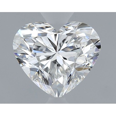 Diament serce, 0.7ct, VVS1, F, GIA 6531600139