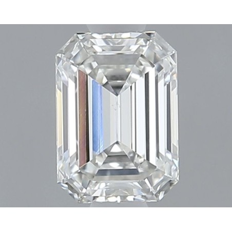 Diament szlif szmaragdowy, 0.4ct, SI1, H, GIA 2526741604