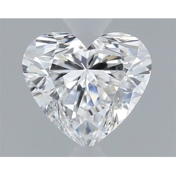 Diament serce, 0.6ct, VS1, E, GIA 7536761989