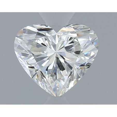 Diament serce, 0.5ct, VVS2, H, GIA 2537419810