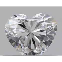 Diament serce, 0.3ct, VVS1, E, GIA 3515454406