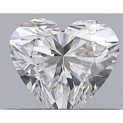 Diament serce, 0.33ct, VVS1, E, GIA 6512404017
