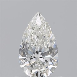 Diament szlif gruszkowy, 0.7ct, SI1, H, GIA 6532758004
