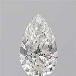 Diament szlif gruszkowy, 0.7ct, VS2, H, GIA 6531758225