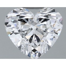 Diament serce, 1ct, SI2, D, GIA 2537861989