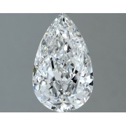 Diament szlif gruszkowy, 1ct, SI1, F, IGI 741564579