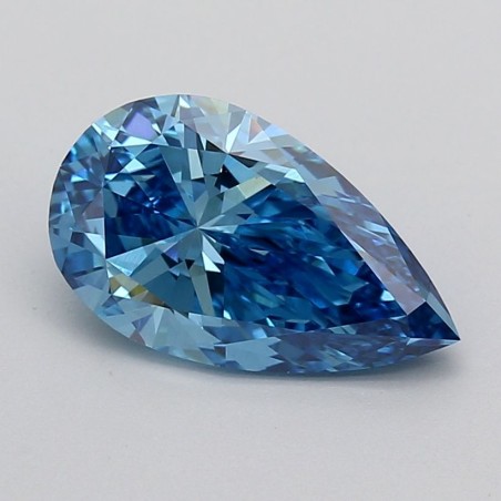 Diament laboratoryjny o barwie fantazyjnej szlif gruszkowy, 2.5ct, VVS2, Fancy Vivid Blue, IGI LG717506084