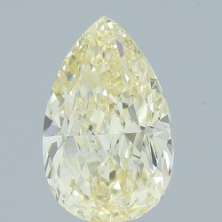 Diament laboratoryjny o barwie fantazyjnej szlif gruszkowy, 2.01ct, VVS2, Fancy Light Yellow, IGI LG727562855