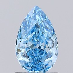Diament laboratoryjny o barwie fantazyjnej szlif gruszkowy, 1.02ct, VVS2, Fancy Vivid Blue, IGI LG735592715
