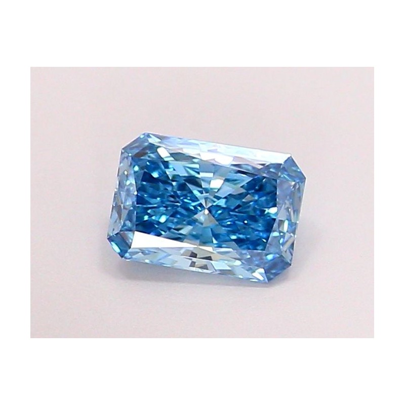 Diament laboratoryjny o barwie fantazyjnej radiant, 1.09ct, VVS2, Fancy Vivid Blue, IGI LG685534796
