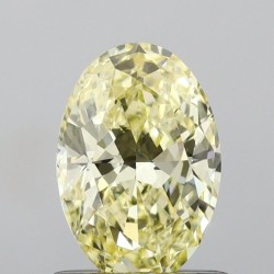 Diament laboratoryjny o barwie fantazyjnej szlif owalny, 1.11ct, VVS1, Fancy Intense Yellow, IGI LG669468837